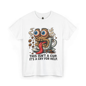 Cry for Help – Coffee Zombie Tee 